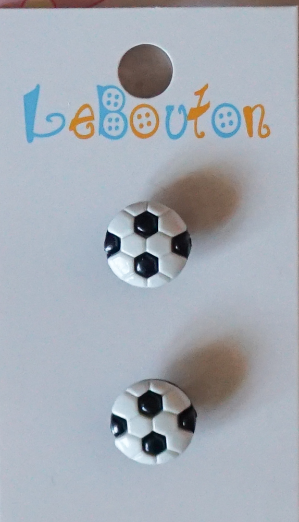 Blumenthal Quality Soccer Buttons Shank 1/2 '' 2 Per Card Washable